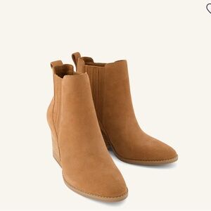 Toms Brown Sugar Suede Ankle Booties Size 8